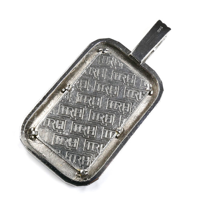 Pt999.5/900 徳力50gインゴット ペンダントトップ 88.6g メンズ【中古】