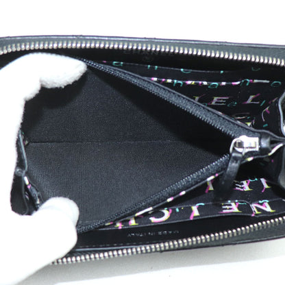 CHANEL シャネル マトラッセスモールジップウォレット 長財布 ラウンドファスナー ブラック A80481 レディース【中古】