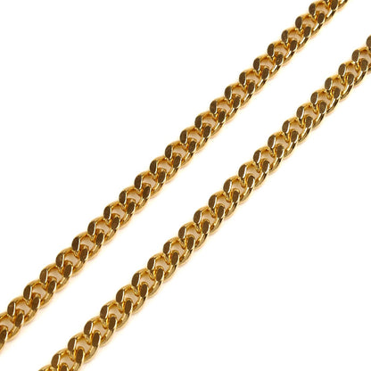 K18YG イエローゴールド ネックレス 喜平2面カット 15.2g 50cm ユニセックス【中古】