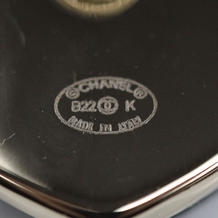 CHANEL シャネル ラムスキン メタル ピンブローチ ココマーク ハート ブローチ AB9569 レディース【中古】【美品】