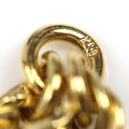 K18YG イエローゴールド ロープ リング・指輪 22号 0.8g ユニセックス【中古】