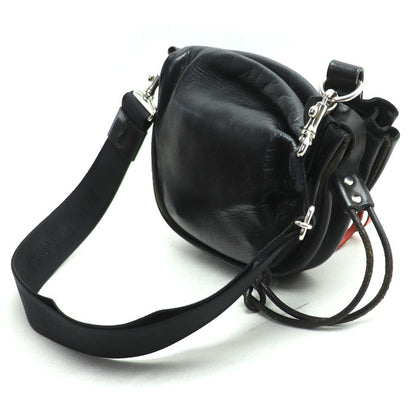 REDMOON レッドムーン マルボロ コンチョ付き ショルダーバッグ ブラック メンズ【中古】