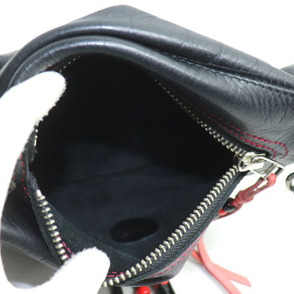 REDMOON レッドムーン マルボロ コンチョ付き ショルダーバッグ ブラック メンズ【中古】