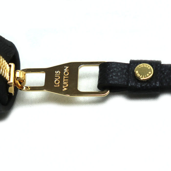 LOUIS VUITTON ルイ・ヴィトン 長財布 ラウンドファスナー バイカラーアンプラント ブラック/ベージュ M80481 IC レディース【中古】【極美品】