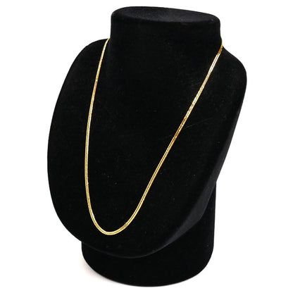 K18YG イエローゴールド ネックレス 喜平12面トリプルカット 6.8g 45cm【中古】