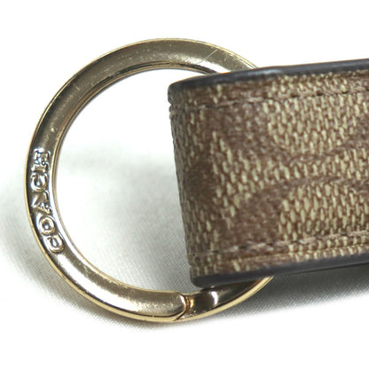COACH コーチ トリガー スナップ バッグチャーム キーホルダー ブラウン F49314 レディース【中古】
