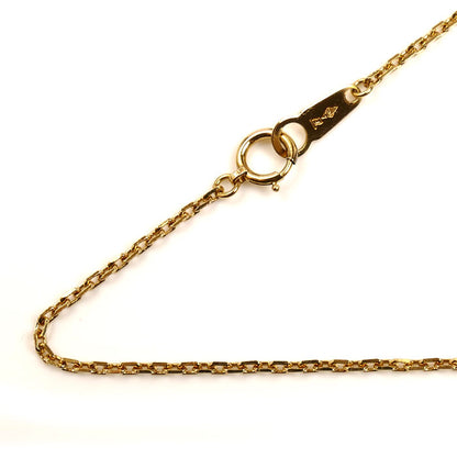 K18YG イエローゴールド ネックレス 小豆 5.2g 59cm【中古】