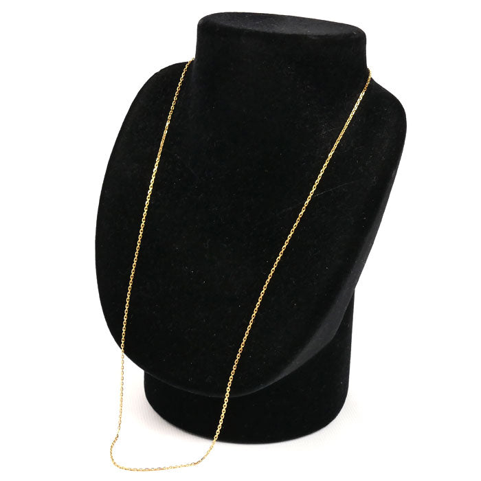 K18YG イエローゴールド ネックレス 小豆 5.2g 59cm【中古】