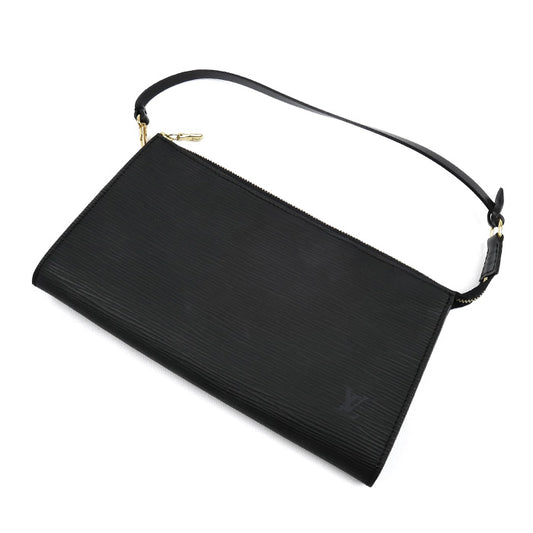LOUIS VUITTON ルイ・ヴィトン ポシェットアクセソワール ポーチ エピ ブラック M52942 AR0052 レディース【中古】