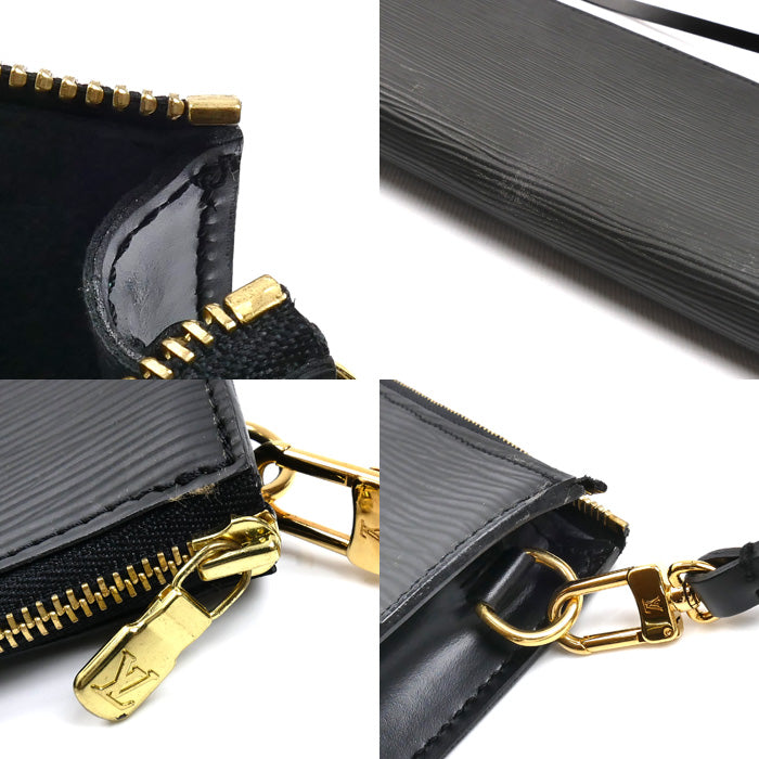 LOUIS VUITTON ルイ・ヴィトン ポシェットアクセソワール ポーチ エピ ブラック M52942 AR0052 レディース【中古】