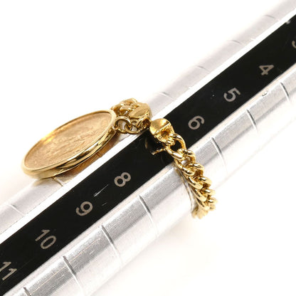 K21.6YG/K18YG メキシコ金貨2ペソ リング・指輪 7号 3.4g レディース【中古】