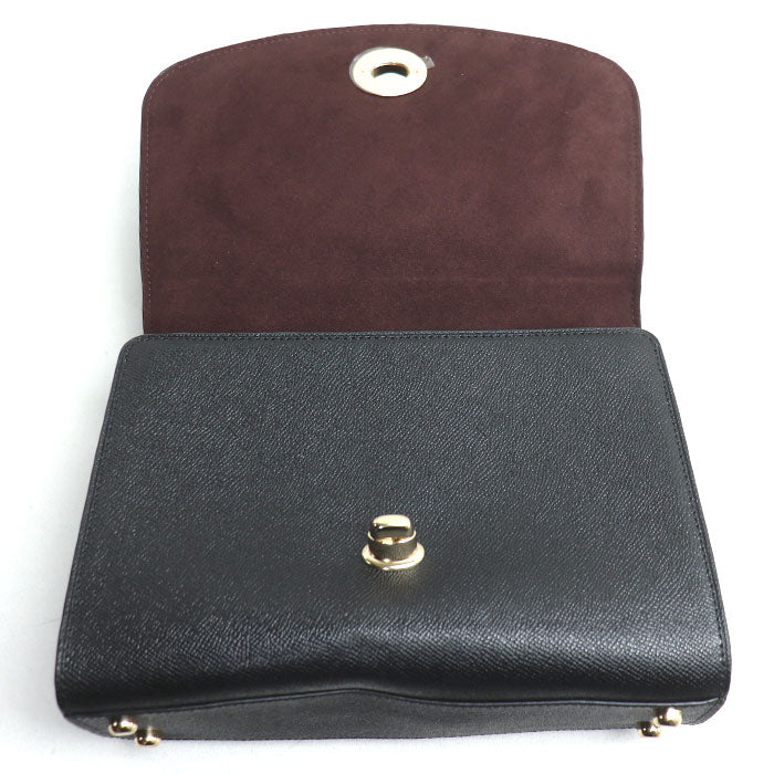 COACH コーチ テイリートップ ターンロック 2Wayショルダーバッグ ブラック 76618 アウトレット レディース【中古】