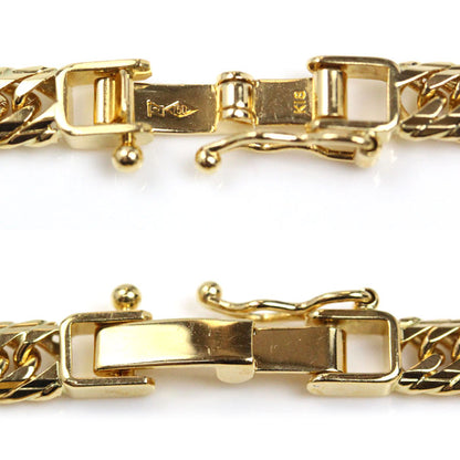 K18YG イエローゴールド ネックレス 喜平14面トリプルカット 30.5g 50cm メンズ【中古】