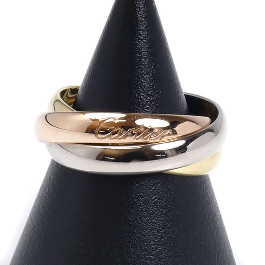 CARTIER カルティエ K18YG/PG/WG トリニティ クラシック リング・指輪 B4052752 12号 52 7.8g レディース【中古】【美品】