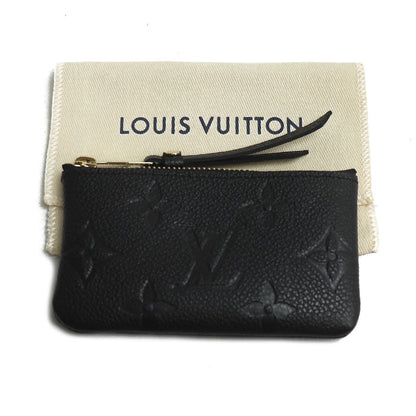LOUIS VUITTON ルイ・ヴィトン ポシェットクレ コインケース アンプラント ブラック M80879 TN4205 レディース【未使用】【買取品】
