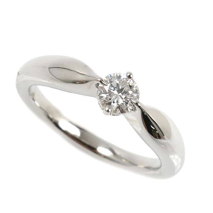 BVLGARI ブルガリ Pt950プラチナ デディカータ・ア・ヴェネチア リング・指輪 ダイヤモンド0.18ct 5号 4.3g レディース【中古】【美品】