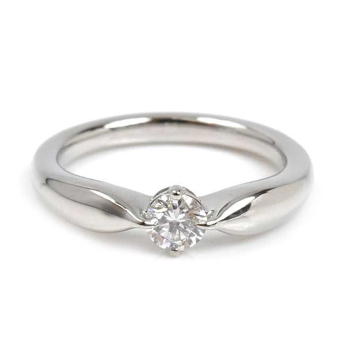 BVLGARI ブルガリ Pt950プラチナ デディカータ・ア・ヴェネチア リング・指輪 ダイヤモンド0.18ct 5号 4.3g レディース【中古】【美品】