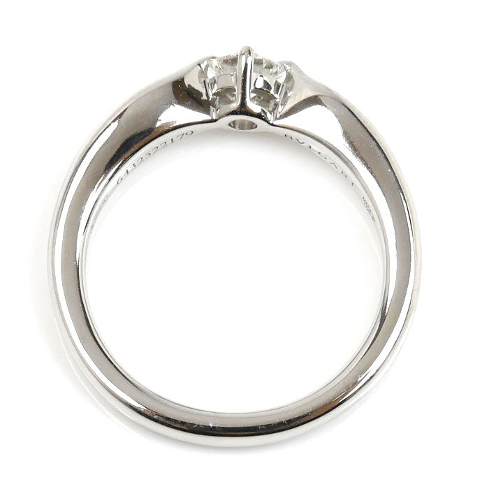 BVLGARI ブルガリ Pt950プラチナ デディカータ・ア・ヴェネチア リング・指輪 ダイヤモンド0.18ct 5号 4.3g レディース【中古】【美品】
