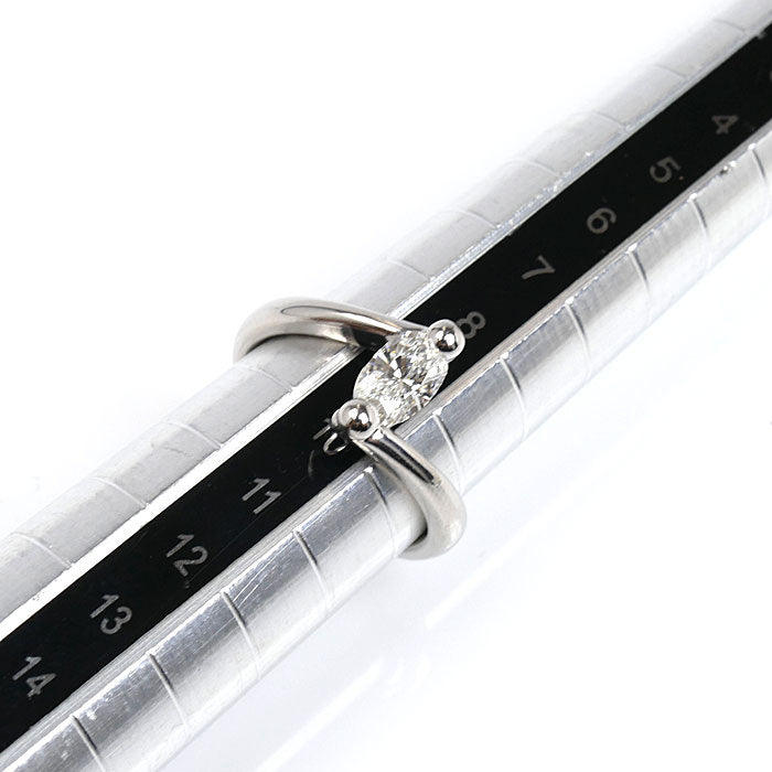 Pt900プラチナ リング・指輪 ダイヤモンド0.521ct 9号 5.8g レディース【中古】