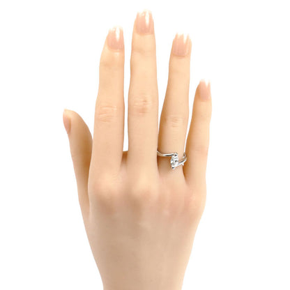 Pt900プラチナ リング・指輪 ダイヤモンド0.521ct 9号 5.8g レディース【中古】