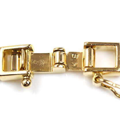 K18YG イエローゴールド ネックレス 喜平6面Wカット 30.2g 50cm メンズ【中古】