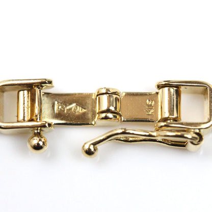 K18YG イエローゴールド ネックレス 喜平14面トリプルカット 18.7g 45cm ユニセックス【中古】