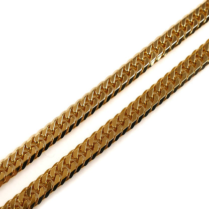 K18YG イエローゴールド ネックレス 喜平6面Wカット 20.2g 50cm メンズ【中古】