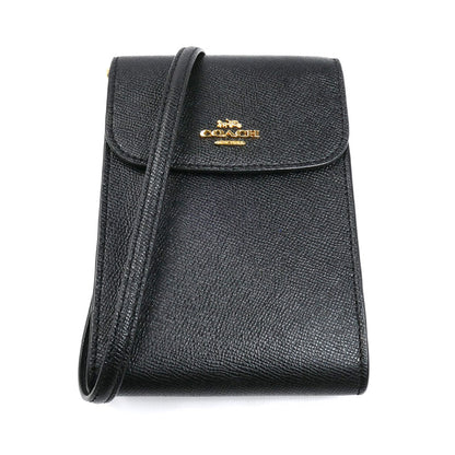 COACH コーチ レイチェル フォンショルダーポーチ ショルダーバッグ ブラック 3048 レディース【中古】【美品】