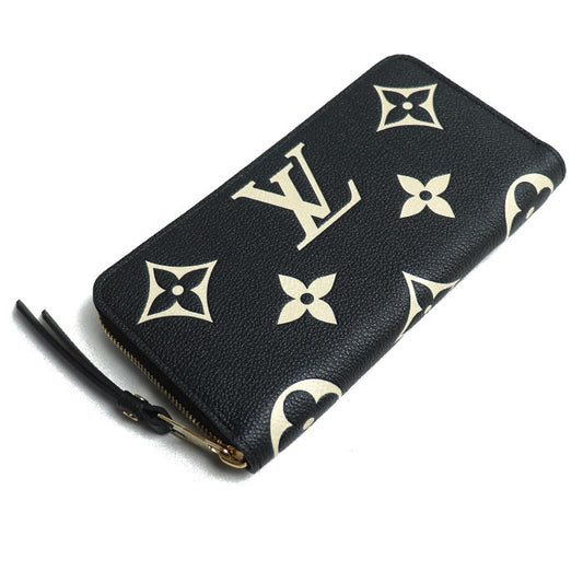 LOUIS VUITTON ルイ・ヴィトン ジッピーウォレット 長財布 ラウンドファスナー バイカラーアンプラント ブラック M80481 ICチップ レディース【未使用】【買取品】