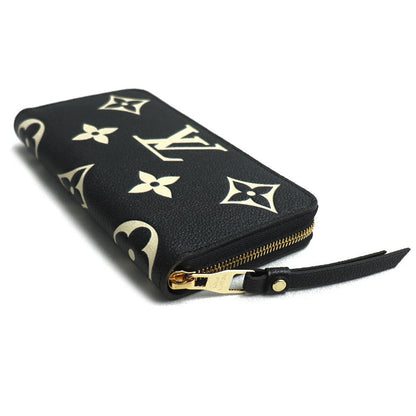 LOUIS VUITTON ルイ・ヴィトン ジッピーウォレット 長財布 ラウンドファスナー バイカラーアンプラント ブラック M80481 ICチップ レディース【未使用】【買取品】