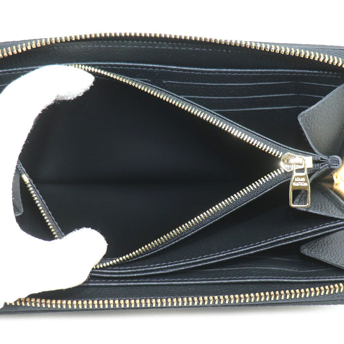 LOUIS VUITTON ルイ・ヴィトン ジッピーウォレット 長財布 ラウンドファスナー バイカラーアンプラント ブラック M80481 ICチップ レディース【未使用】【買取品】