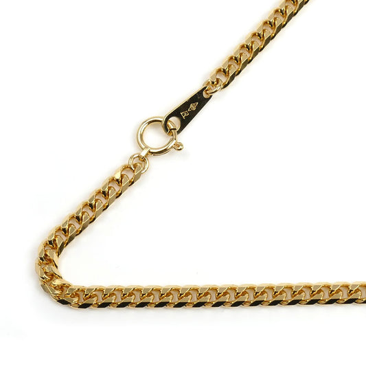 K18YG イエローゴールド ネックレス 喜平8面カット 20.3g 50cm メンズ【中古】