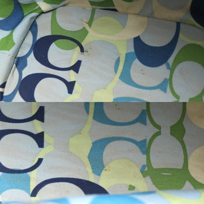 COACH コーチ ストロー バスケット トート ハンドバッグ 6778 レディース【中古】