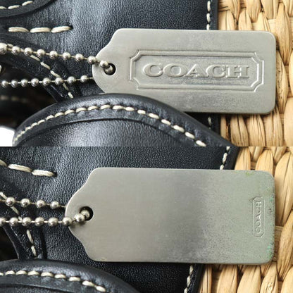 COACH コーチ ストロー バスケット トート ハンドバッグ 6778 レディース【中古】