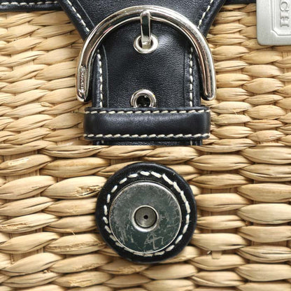 COACH コーチ ストロー バスケット トート ハンドバッグ 6778 レディース【中古】