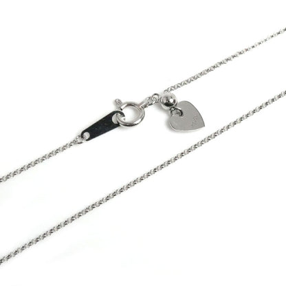 Pt900/850 ネックレス ダイヤモンド1.0ct 3.8g ～45cm フリーチェーン レディース【中古】