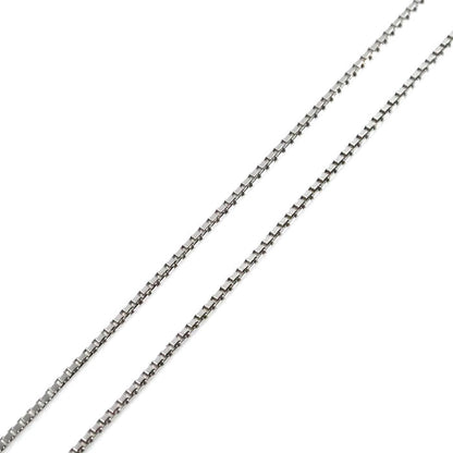 K18WG ホワイトゴールド ネックレス ベネチアン ダイヤモンド1.10ct 4.5g ～40cm トップスライド レディース【中古】