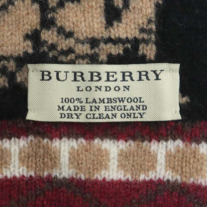 BURBERRY バーバリー LONDON マフラー マルチカラー ユニセックス【中古】