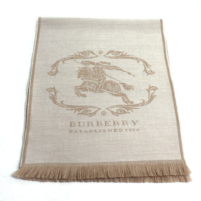 BURBERRY バーバリー マフラー ベージュ ユニセックス【中古】