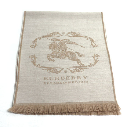 BURBERRY バーバリー マフラー ベージュ ユニセックス【中古】
