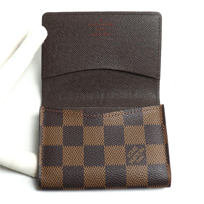 LOUIS VUITTON ルイ・ヴィトン アンヴェロップ カルト ドゥ ヴィジット カードケース ダミエ N62920 CA5112 ユニセックス【中古】