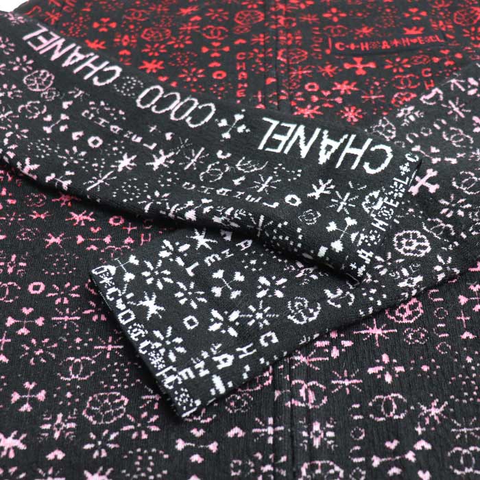 CHANEL シャネル ジップアップ カーディガン ブルゾン ブラック マルチ P70783K10214 36 レディース【中古】