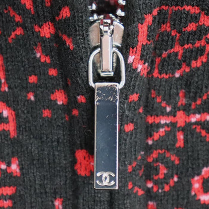 CHANEL シャネル ジップアップ カーディガン ブルゾン ブラック マルチ P70783K10214 36 レディース【中古】