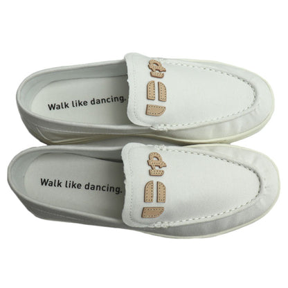 Sangacio サンガッチョ にゅ ローファー ORGANIC ローファー ホワイト 
24cm レディース【未使用】【買取品】