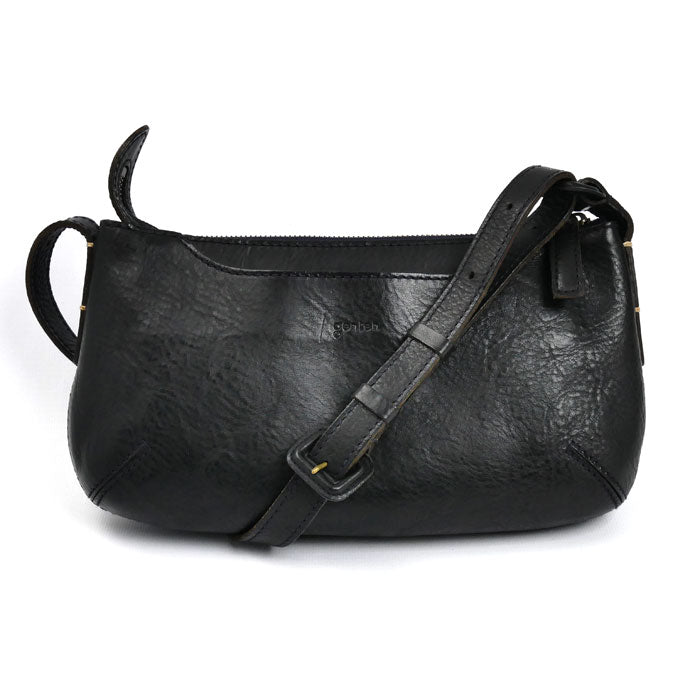 genten ゲンテン ショルダーバッグ ブラック ネイビー【中古】