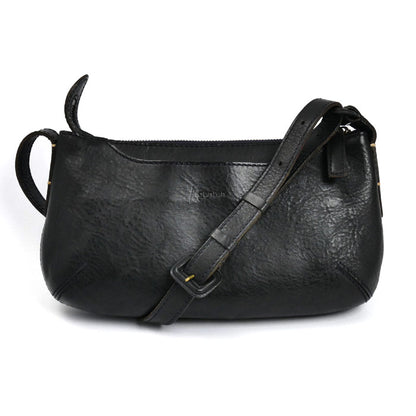 genten ゲンテン ショルダーバッグ ブラック ネイビー【中古】