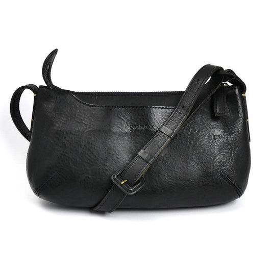 genten ゲンテン ショルダーバッグ ブラック ネイビー【中古】