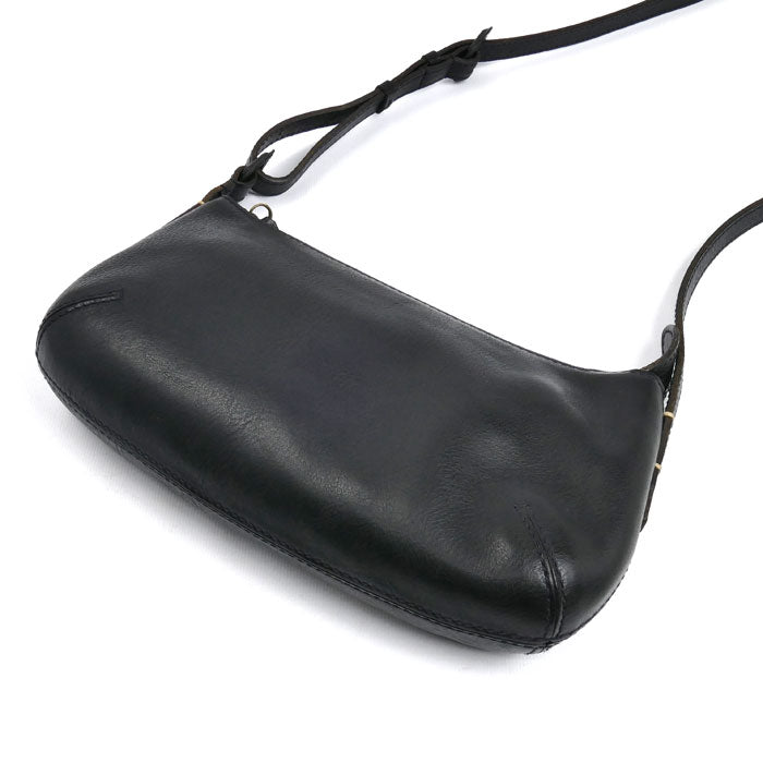 genten ゲンテン ショルダーバッグ ブラック ネイビー【中古】