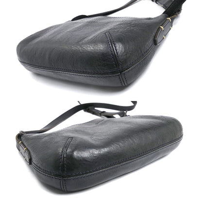 genten ゲンテン ショルダーバッグ ブラック ネイビー【中古】