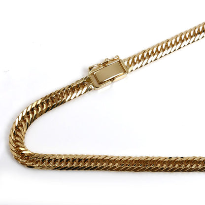 K18YG イエローゴールド ネックレス 喜平8面トリプルカット 30.7g 50cm メンズ【中古】